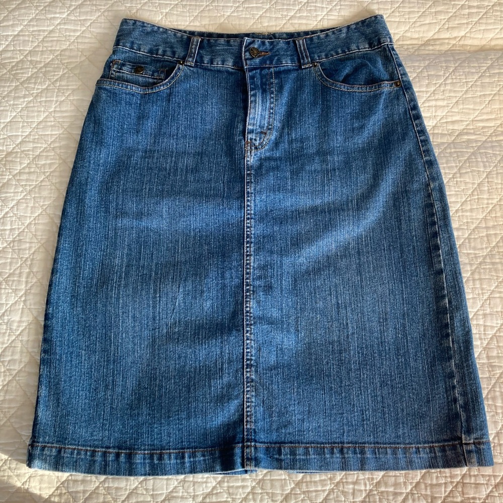 Modest Denim Skirt